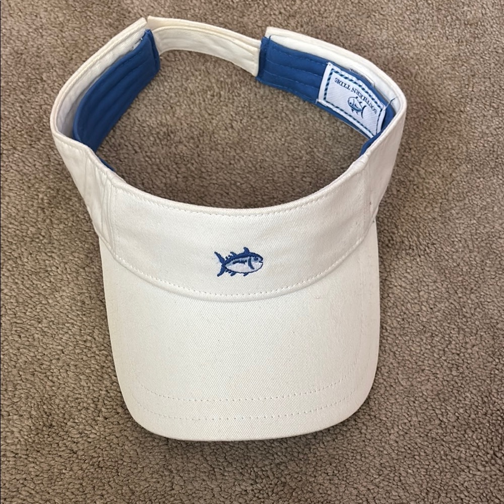 Southern Tide white visor